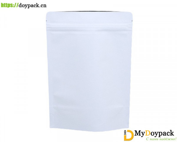 #UK6-White Kraft Doypack/Stand Up Pouch/9 Sizes Available