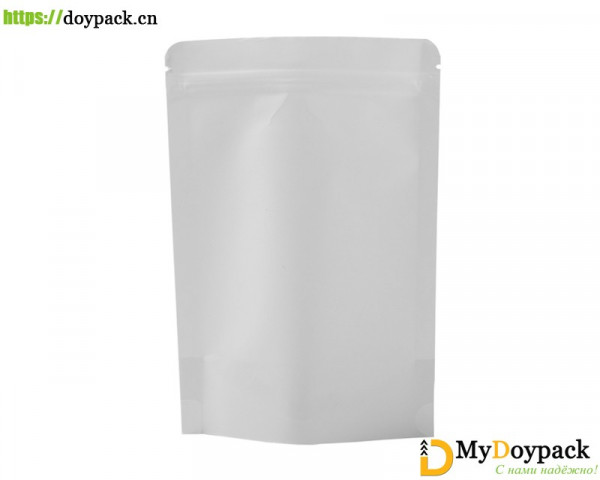 #UK6-White Kraft Doypack/Stand Up Pouch/9 Sizes Available