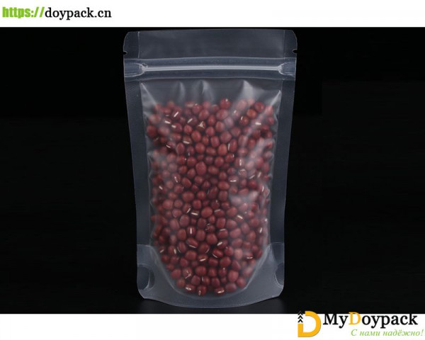 #UP2-Transparent Matt Doypack/Stand Up Pouch/7 Sizes Available