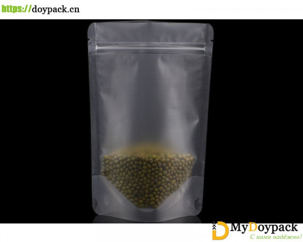 #UP2-Transparent Matt Doypack/Stand Up Pouch/7 Sizes Available